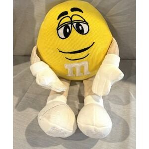 Yellow 12" M&M Corduroy Plush Character Rare!